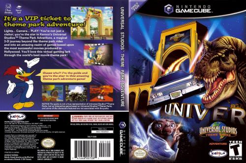 Universal Studios Theme Park Adventure (Europe) (En,Fr,De,Es) Cover - Click for full size image